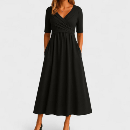 Paris&Fifth™ | Crossed dress with short sleeves