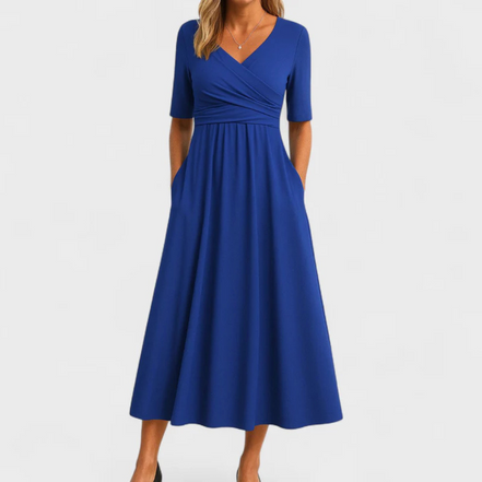 Paris&Fifth™ | Crossed dress with short sleeves
