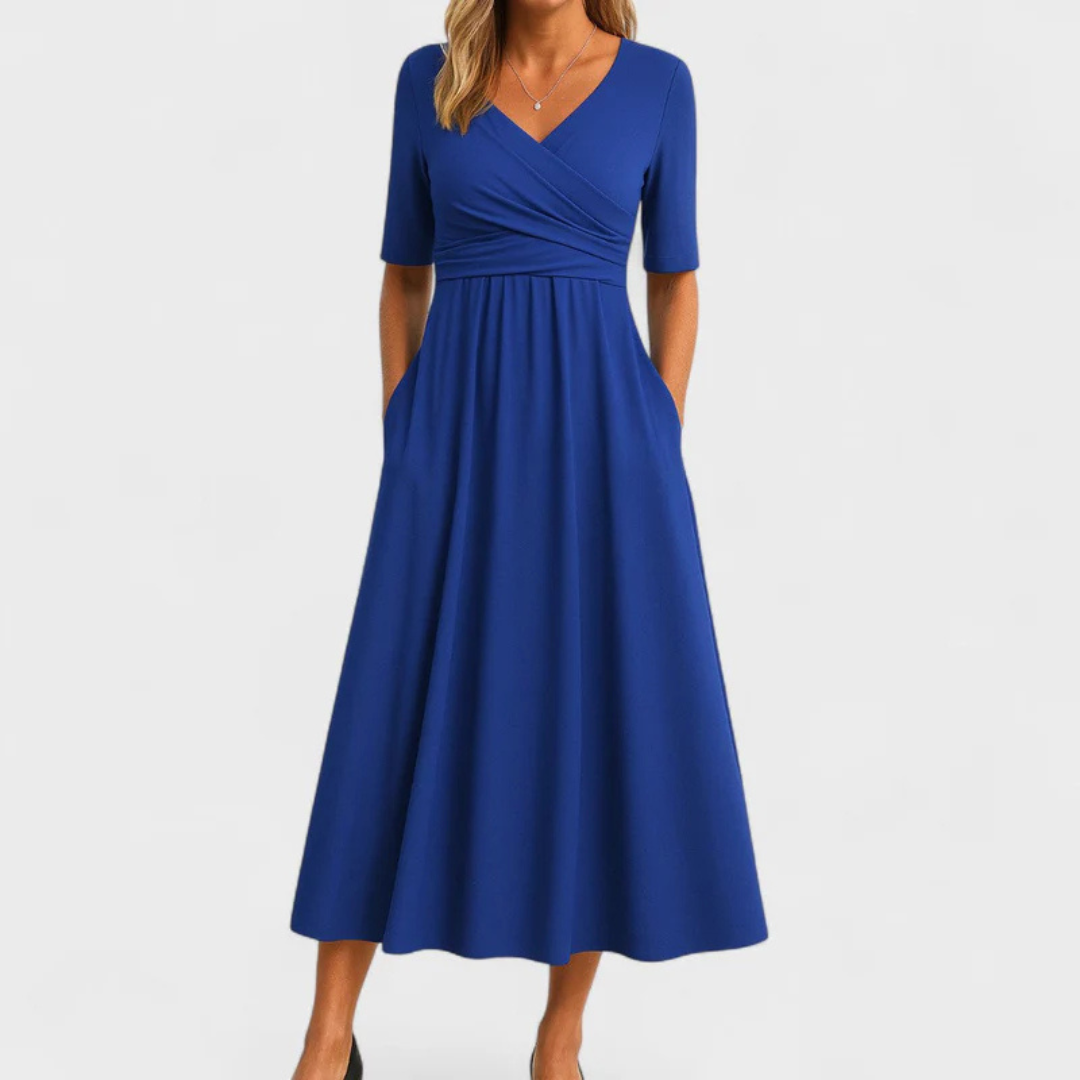 Paris&Fifth™ | Crossed dress with short sleeves