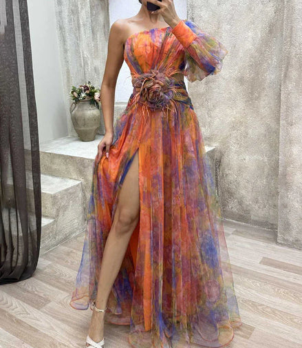 Amelia | Elegant Split Dress