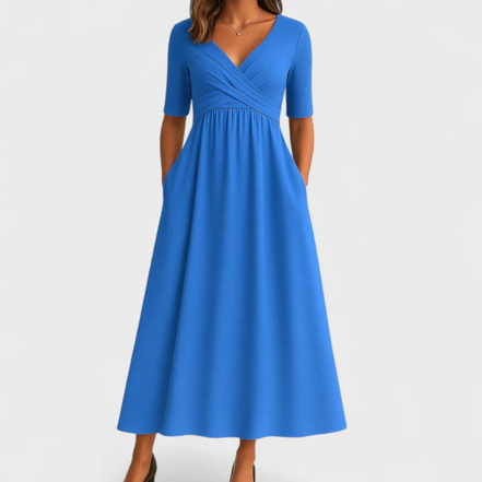 Paris&Fifth™ | Crossed dress with short sleeves