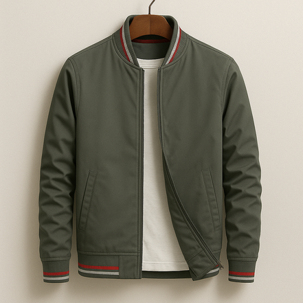 Paris&Fifth™ | Blouson Bomber élégant à rayures