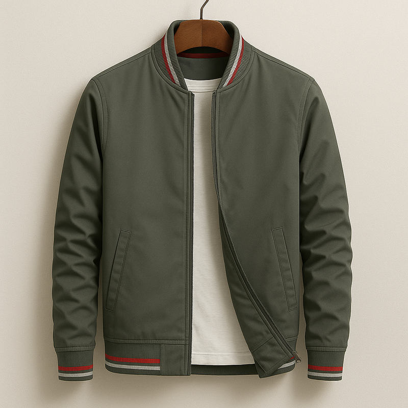 Paris&Fifth™ | Blouson Bomber élégant à rayures