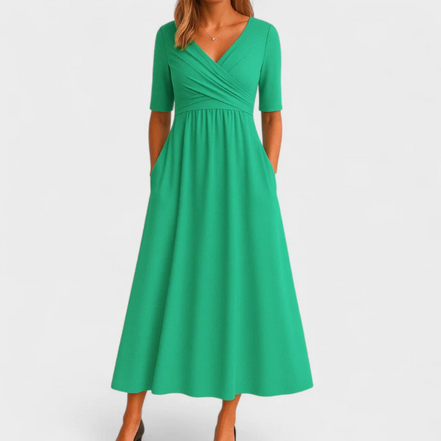 Paris&Fifth™ | Crossed dress with short sleeves