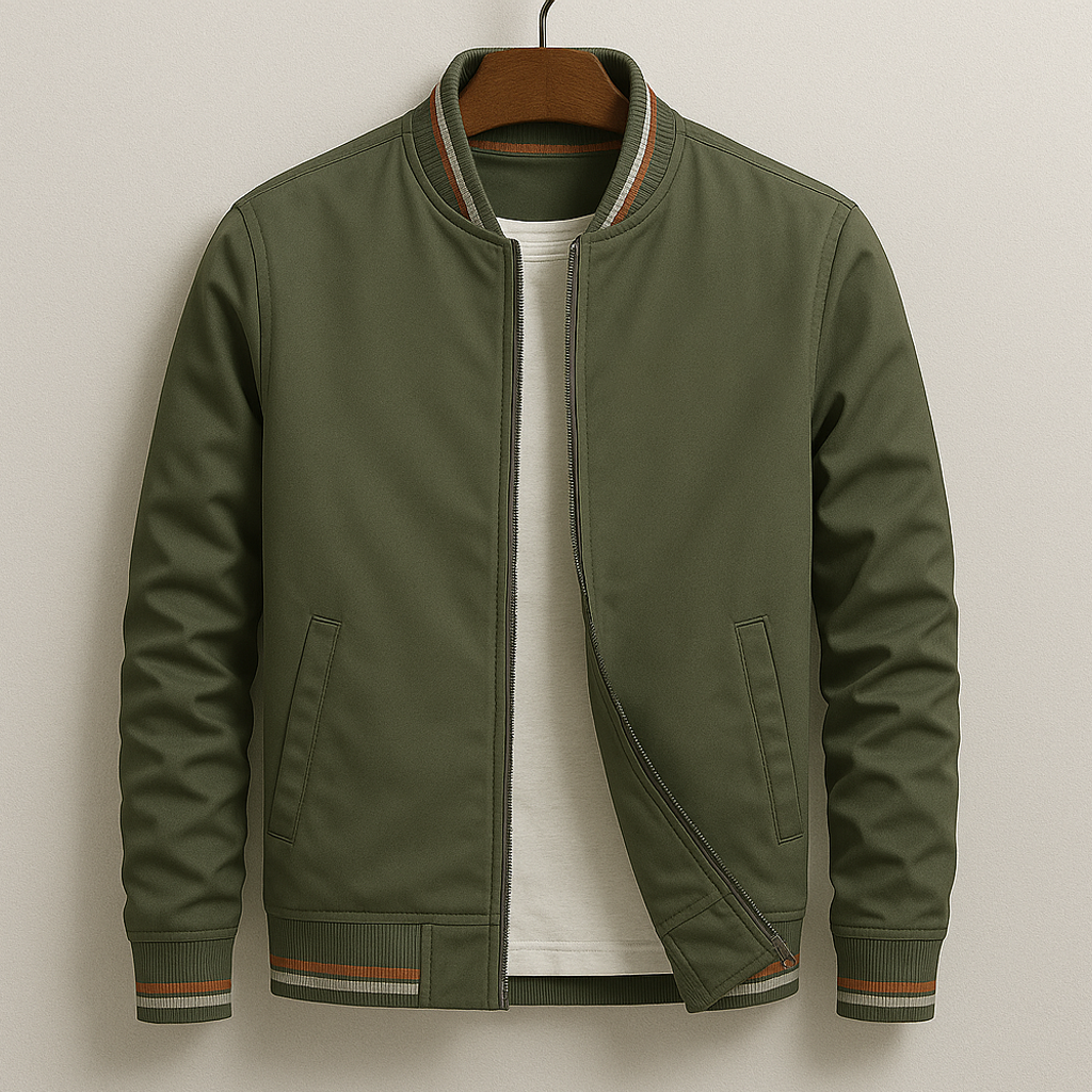Paris&Fifth™ | Blouson Bomber élégant à rayures