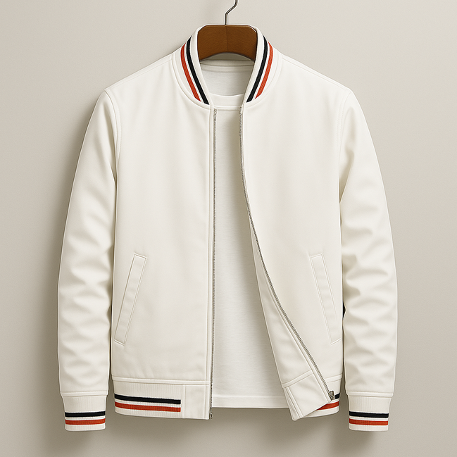 Paris&Fifth™ | Blouson Bomber élégant à rayures