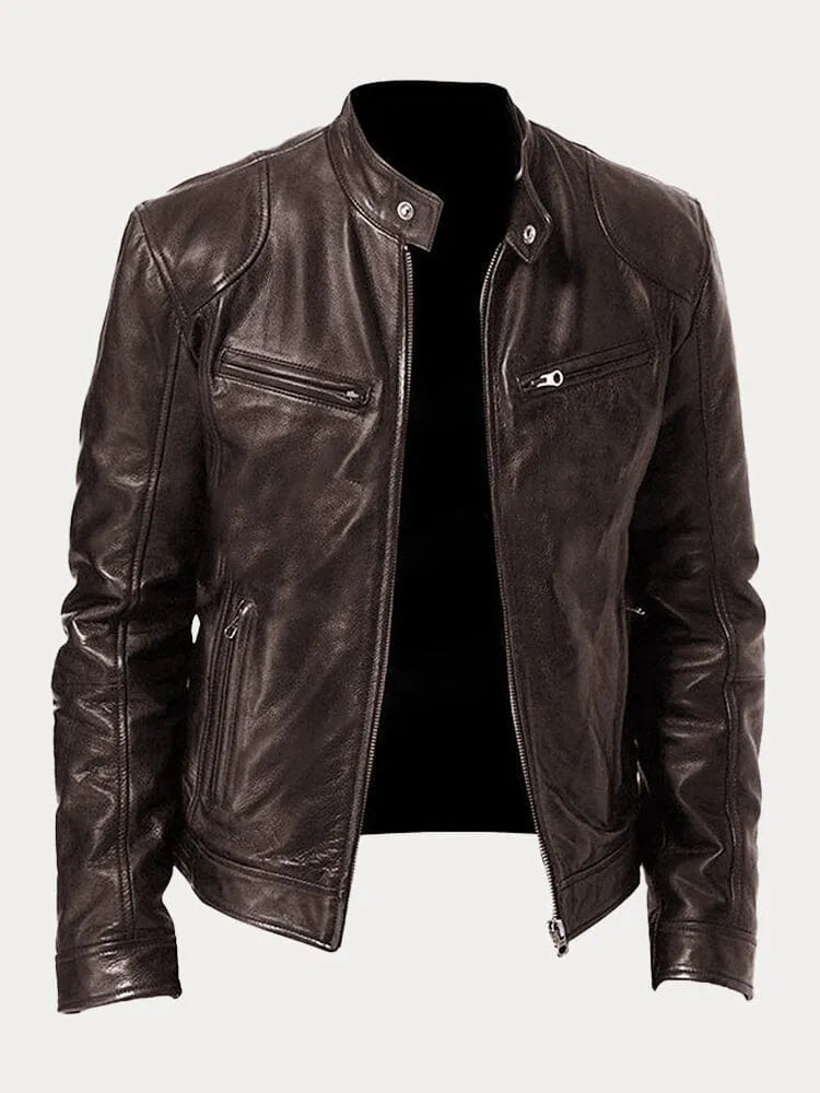 Paris&Fifth™ | Veste décontractée en cuir