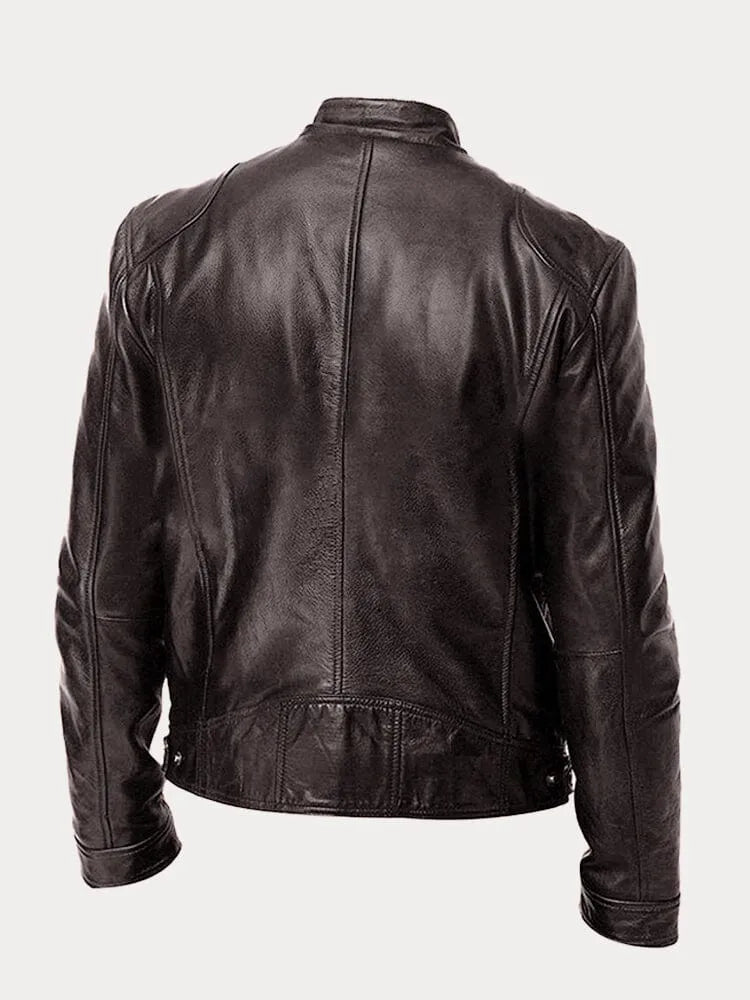 Paris&Fifth™ | Veste décontractée en cuir