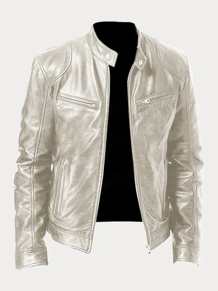 Paris&Fifth™ | Veste décontractée en cuir