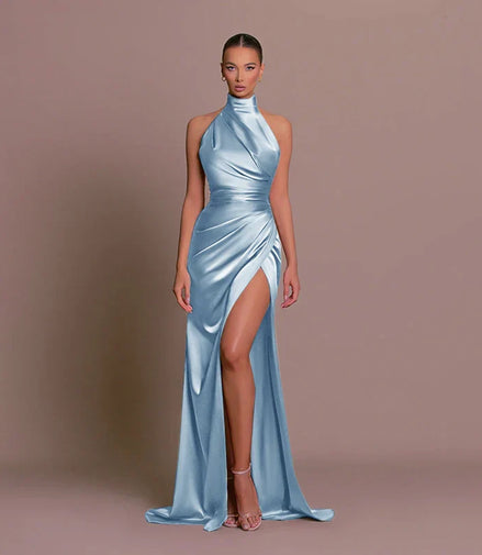 Livia | Sleek Slit Gown